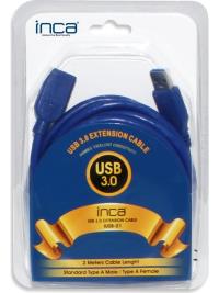 USB INCA 3.0 TO USB UZATMA KABLOSU BLİSTER 2MT IUSB-01